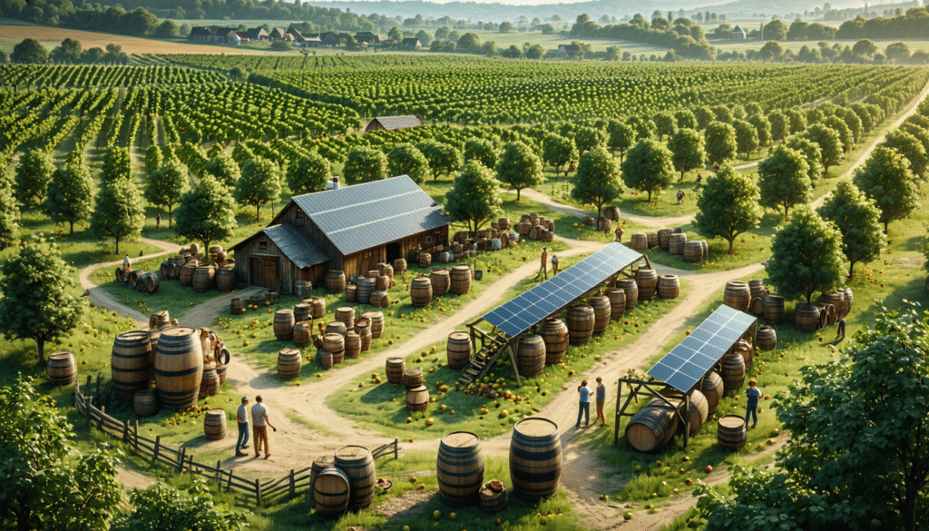 découvrez comment les cidreries adoptent l’économie circulaire à travers des initiatives innovantes : réduction des déchets, valorisation des sous-produits et pratiques durables au service d’une production responsable.