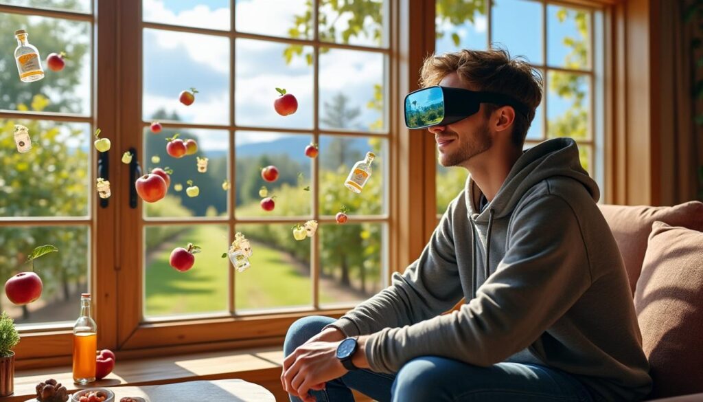 découvrez comment la réalité augmentée permet de visiter une cidrerie depuis chez vous. plongez au cœur de la fabrication du cidre grâce à une expérience immersive et innovante, sans quitter votre salon !