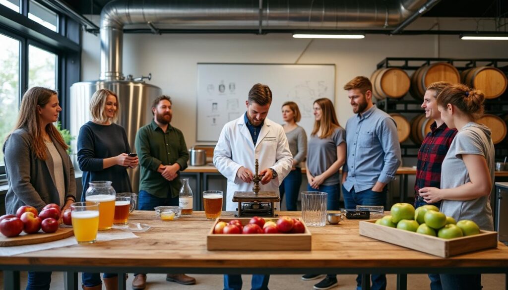 découvrez notre formation continue dédiée aux professionnels du cidre pour perfectionner vos compétences et maîtriser les techniques de production et de dégustation.