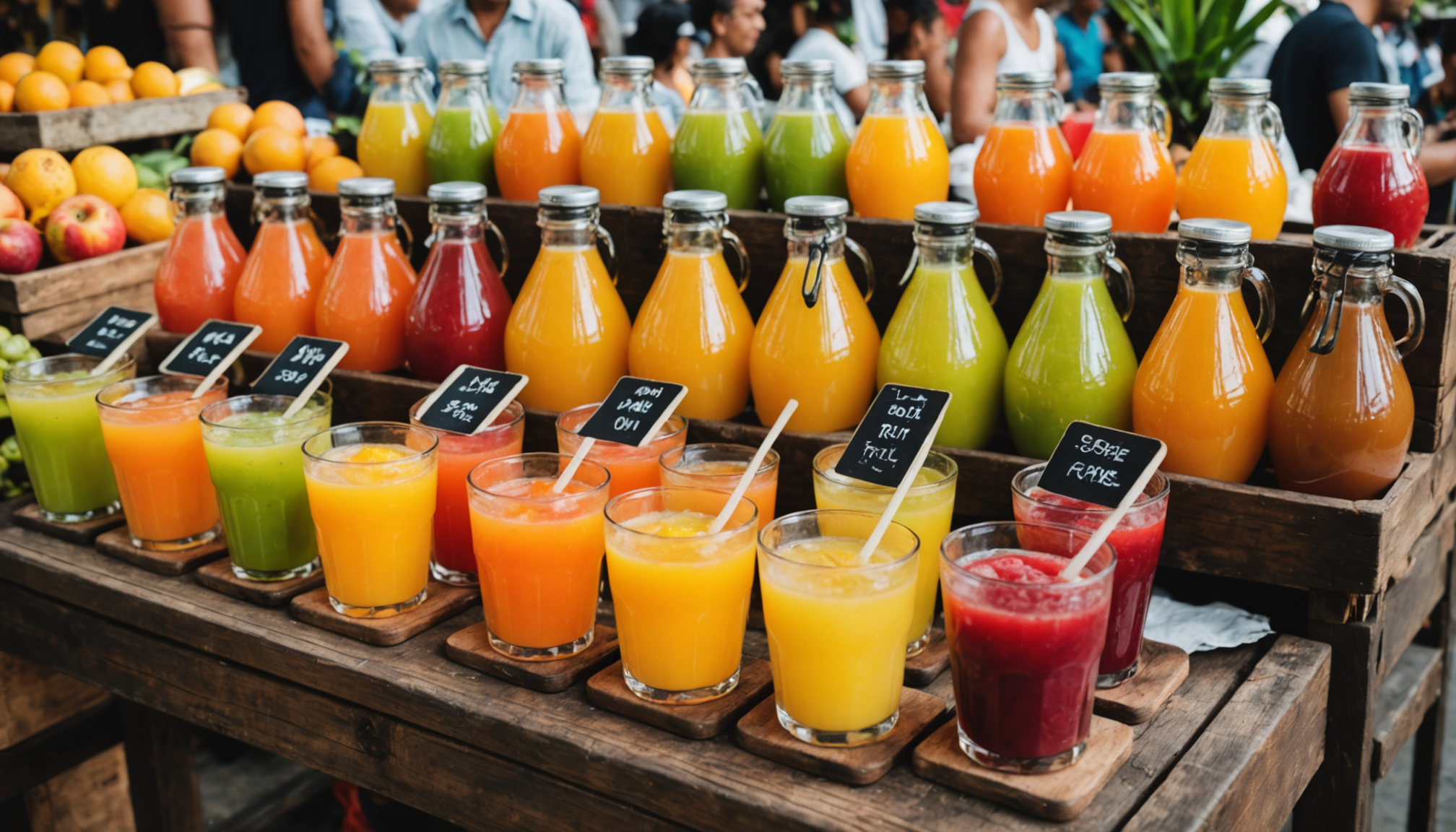 découvrez nos boissons locales authentiques : jus tropicaux frais, kopi bali aromatique et arak traditionnel pour une expérience gustative unique.