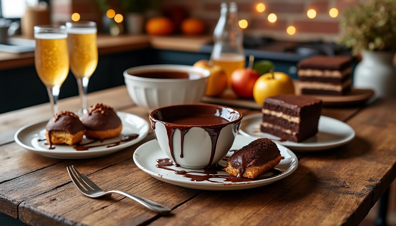 découvrez l'association surprenante et délicieuse du cidre et du chocolat, un mariage inattendu qui ravira vos papilles.