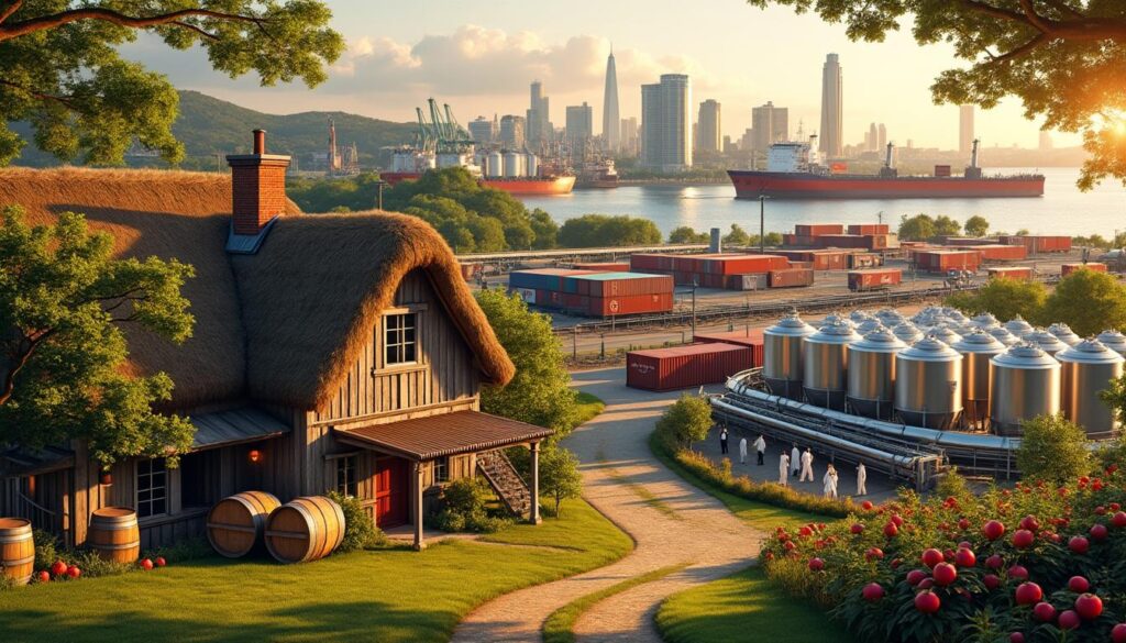 découvrez comment une cidrerie familiale a réussi sa transformation en une entreprise multinationale florissante dans cette étude de cas détaillée.