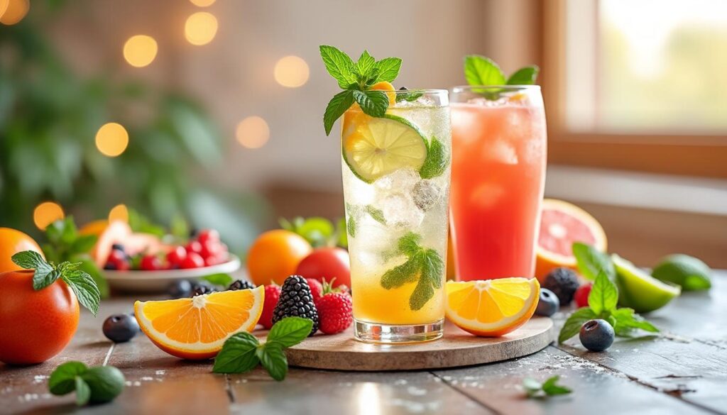 découvrez des alternatives festives sans alcool pour profiter de boissons savoureuses et adaptées pendant la grossesse, alliant plaisir et sécurité.