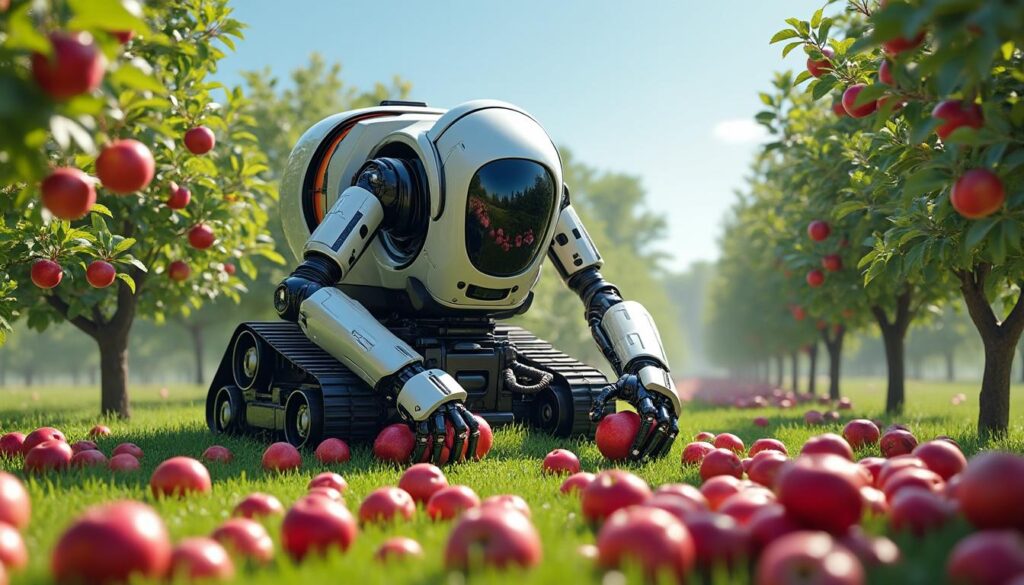découvrez comment la récolte robotisée des pommes pourrait transformer l'agriculture : mythe ou avenir prometteur pour une cueillette plus efficace et durable ?