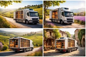 découvrez notre service de livraison de boissons artisanales à travers toute la france, assuré par des camions frigorifiques mercedes et volvo pour garantir fraîcheur et qualité.