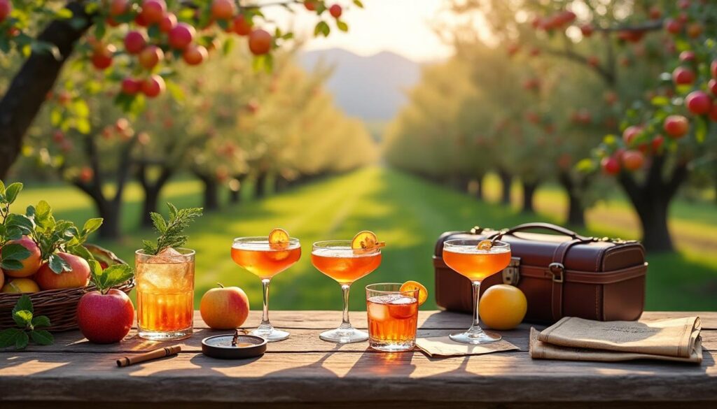 découvrez un voyage gustatif unique avec nos cocktails à base de cidre, alliant fraîcheur et originalité pour toutes vos occasions.