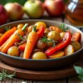 découvrez une recette savoureuse de légumes rôtis au cidre, parfaite pour sublimer vos repas avec des saveurs riches et délicates.